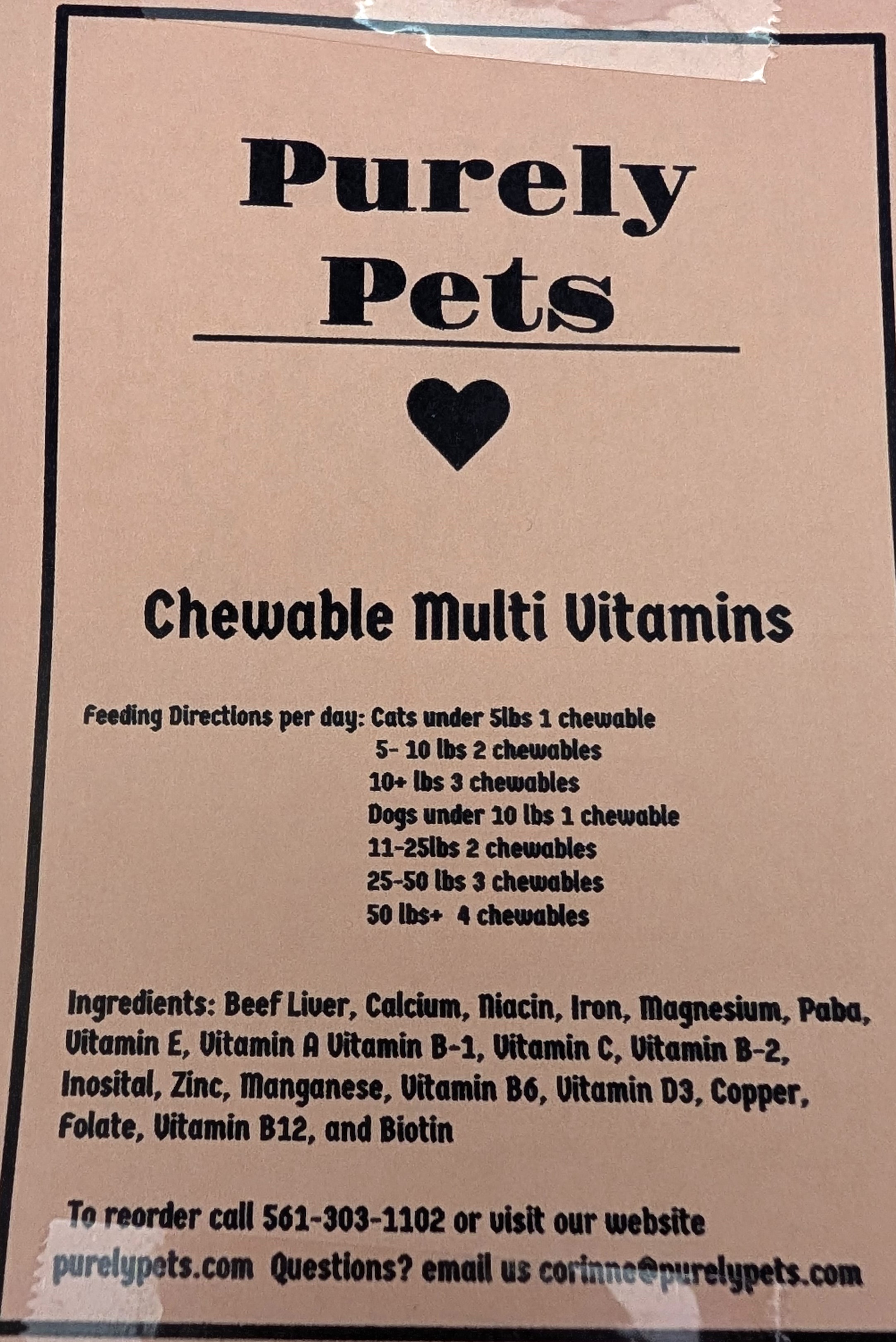 Chewable Multi Vitamins